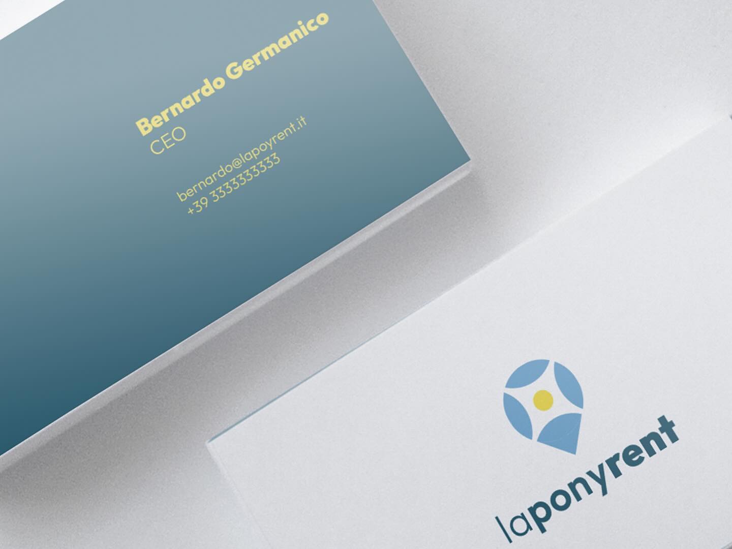 Brand identity La Pony Rent Brand identity La Pony Rent