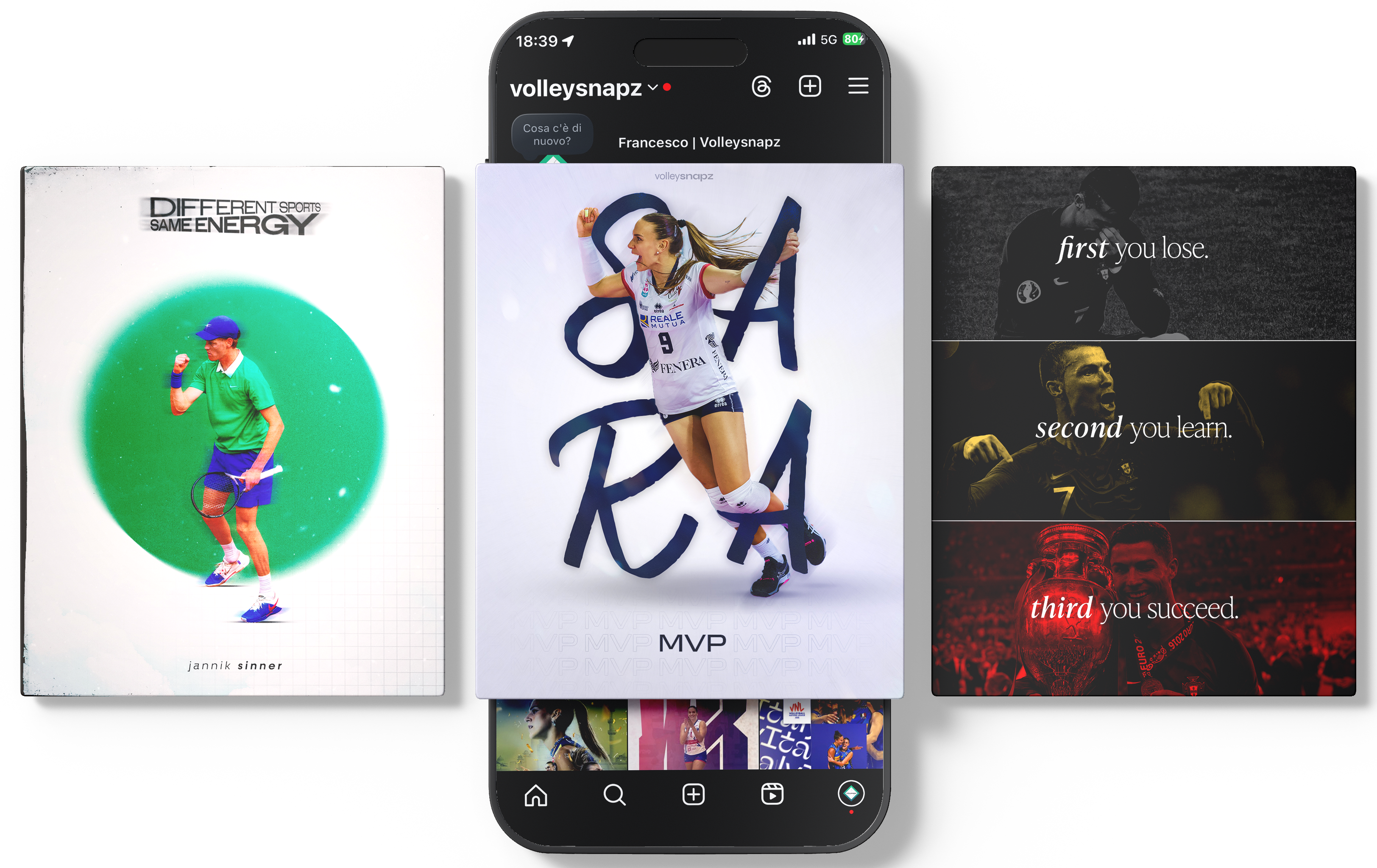 Design per lo sport | Grafiche per squadre e atleti