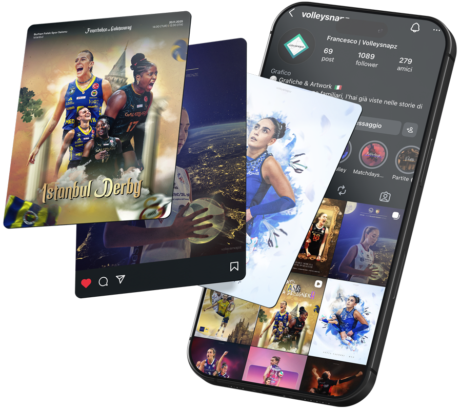 Volleysnapz | Sport design applicato alla pallavolo